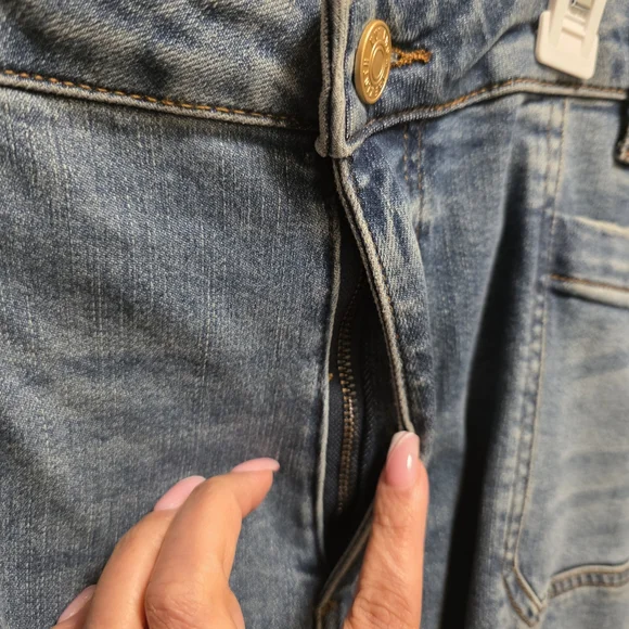 Kut from the Kloth Light Blue Cropped Jeans Size 22W New Without Tags - Picture 6 of 9